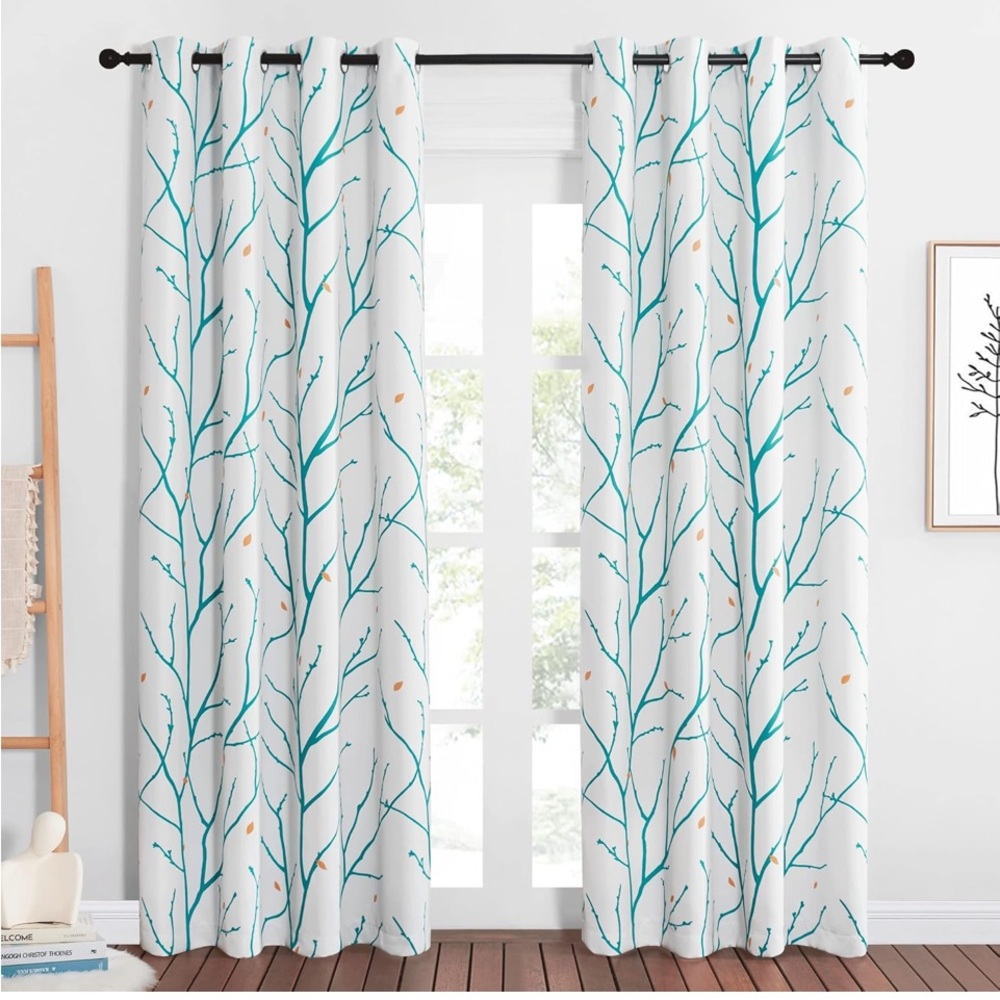 Set of 2 Room Darkening 52 x 84 Curtains